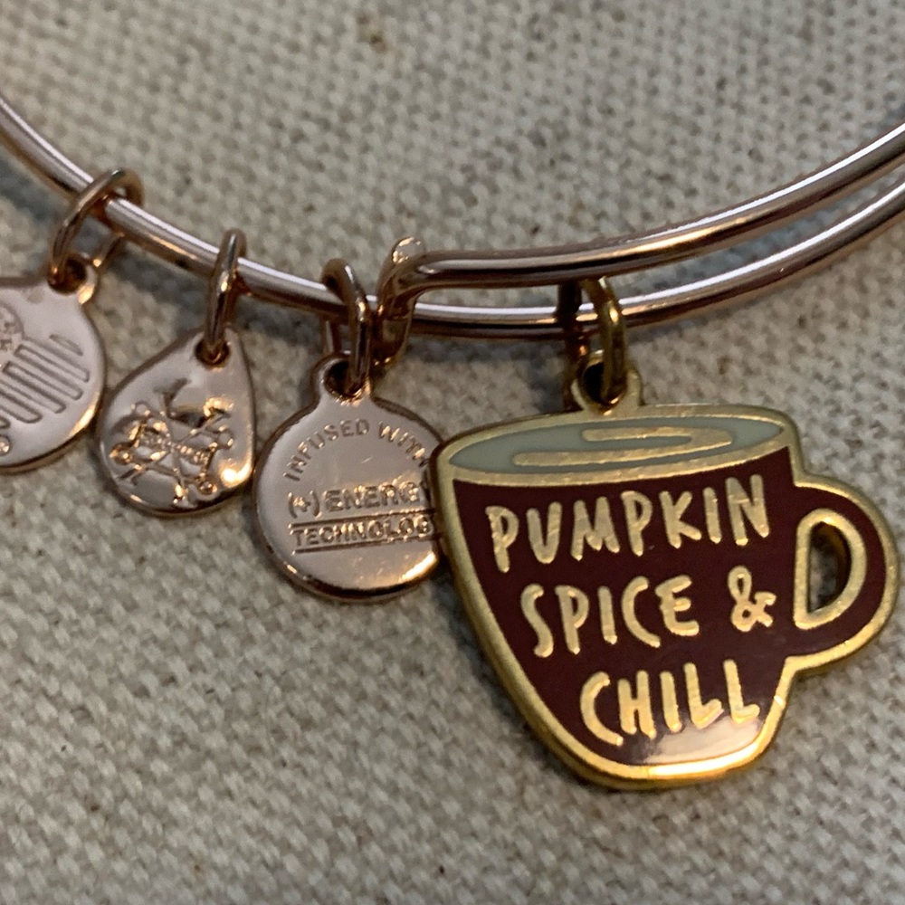 Alex and Ani pumpkin spice bracelet
